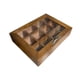 thumbnail image 2 of Gabinete de almacenamiento de madera, cofres de té, tienda en casa, uso comercial, caja de exhibición de escritorio, organizador de muñecas de juguete estilo B, 2 of 8