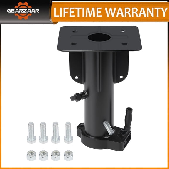 12" - 17" Adjustable Fifth (5th) Wheel For Camper RV Adapter Hitch to Ivazstntsi