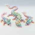thumbnail image 3 of PowerTRC 3D Printed Dragon Family Set – 1 Adult Blossom Dragon + 2 Baby Dragons | Articulated Fantasy Figurines for Teens & Adults | Made in USA, 3 of 3