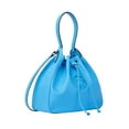 thumbnail image 5 of Versace La Medusa Leather Bucket Bag Blue, 5 of 6