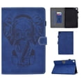 thumbnail image 1 of Dteck Flip Case For Samsung Galaxy S6 Lite 10.4 inch 2020 Model SM-P610 / P615 with S Pen Holder, Slim PU Leather Folio Stand Case With Built-in Card Slots / Anti-Slip Strap, Blue, 1 of 9