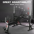 thumbnail image 5 of FLYBIRD Olympic Weight Bench - Adjustable Press with Rack, Leg Developer & Preacher Curl (1000Lbs/2025), 5 of 9