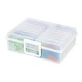 thumbnail image 1 of Photo Storage Box 4x6 Photo Case,Clear Photo Boxes Storage, Seed Organizer Craft Storage Box for Cards Pictures Stamps Office Supplies with, 1 of 5