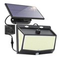 thumbnail image 1 of Luz de seguridad solar 468LED al aire libre, luz de seguridad con sensor de movimiento solar con 3 modos de iluminación, luz de pared duradera con energía solar impermeable, al aire libre para j, 1 of 5