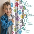 thumbnail image 3 of Blackout Kids Curtains,White Dog Paw Footprint Childrens Insulated Curtains Set Of 2,Bedroom Essentials,Toddler Room Decor 52x63in(132x160cm), 3 of 4