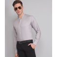 thumbnail image 4 of TryBuy Premium Luxurious Full Sleeves Mandarin Collar White Cotton Casual Shirt for Men, 4 of 8