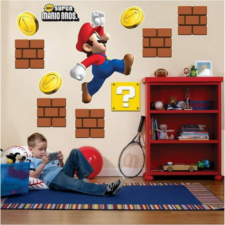 Super Mario Bros Giant Wall Decals
