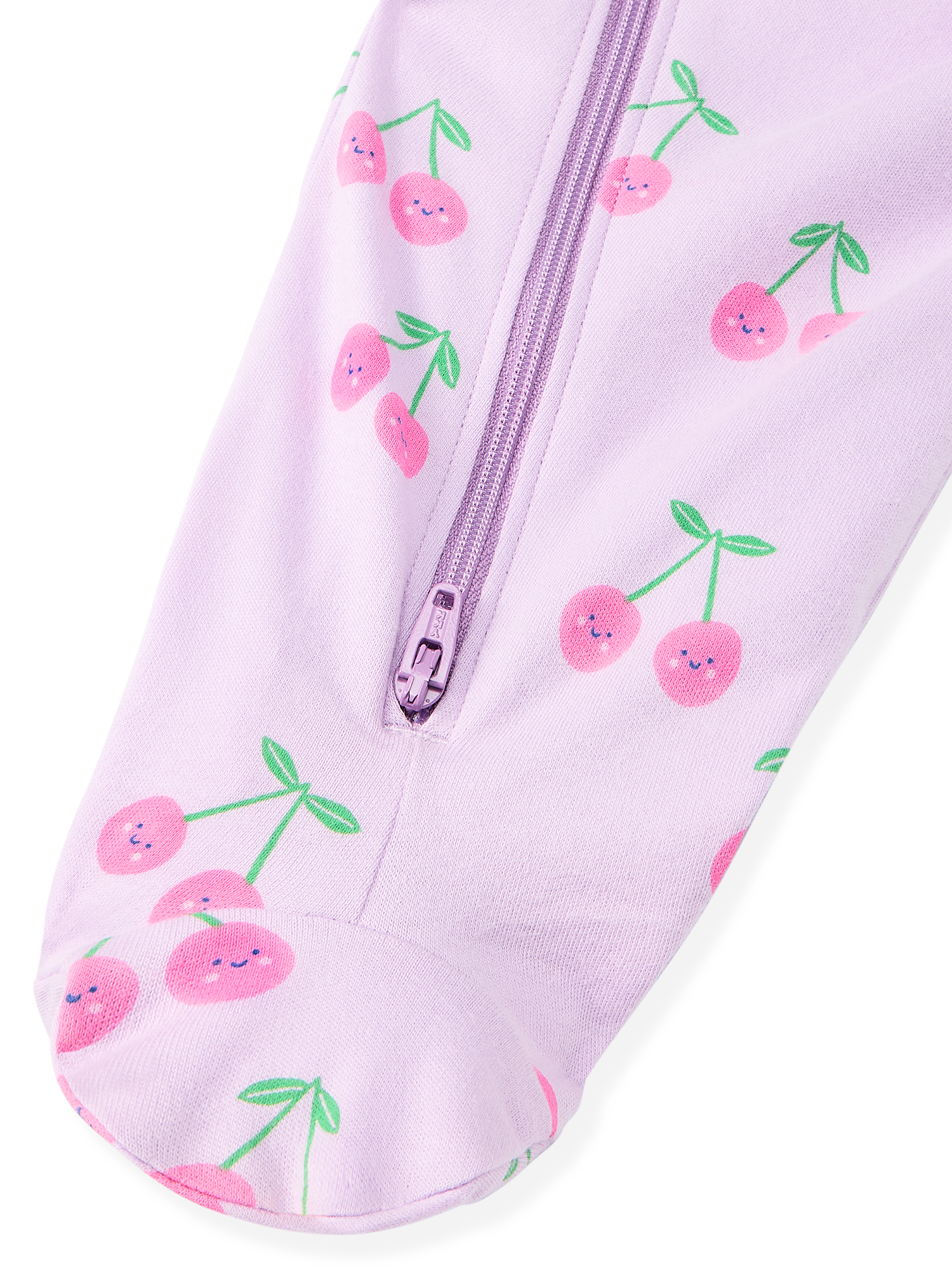 Garanimals Baby Girl Cotton Footed Sleep & Play Pajamas, Graphic Prints, 2-Pack, Sizes Newborn - 9M