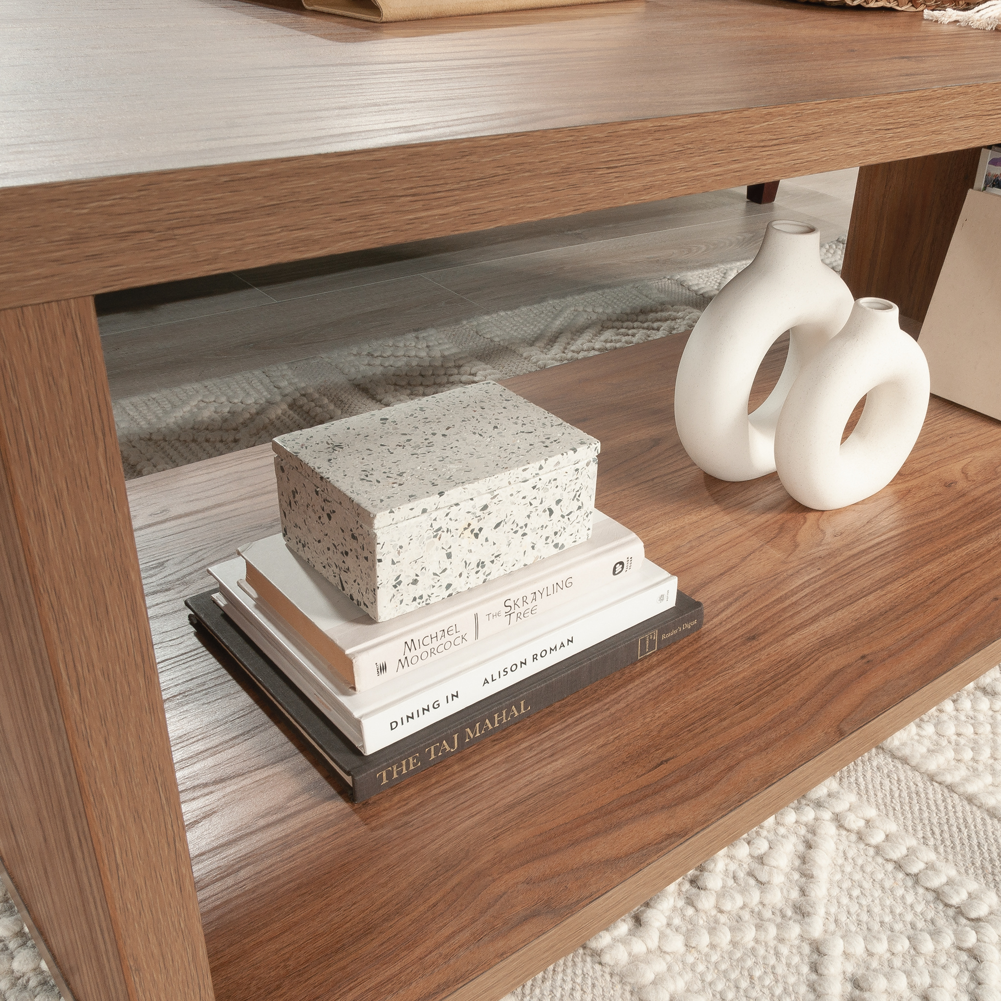 Mainstays Westley Coffee Table, Warm Walnut photo 6