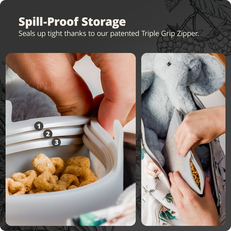 Greater Goods Reusable Silicone Containers for Food Storage, BPA