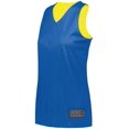 thumbnail image 2 of ASI 163.281.XL Maillot Réversible 2.0 pour Femmes en Maille de Tricot & 44; Royal & Or - Extra Large, 2 of 6
