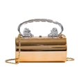 thumbnail image 1 of Acrylic Clutch Purse Cylinder Women Shoulder Bag with Chain Crossbody Bag Hobo Bag for Wedding Prom Party, 1 of 4