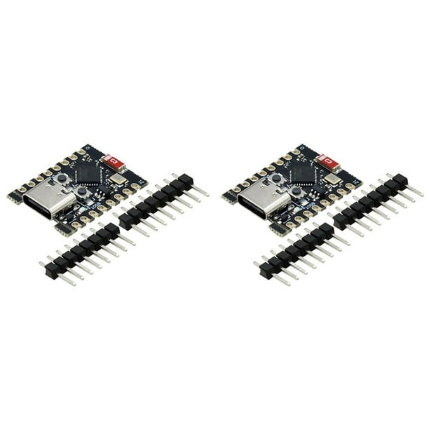 20 Piezas de Placa de Desarrollo ESP32-C3, Placa de Desarrollo ESP32 Mini WiFi Bluetooth, Fácil Expansión y Flexibilidad de Suministro de Energía