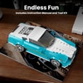thumbnail image 4 of Ylutex Speed Champion RR Racing Car Building Block Kit with Acrylic Display Case, 27071 Collectible Model Car Block Kits, Building Blocks Kit Racing Toy Cars for Adults(476 PCS), 4 of 6