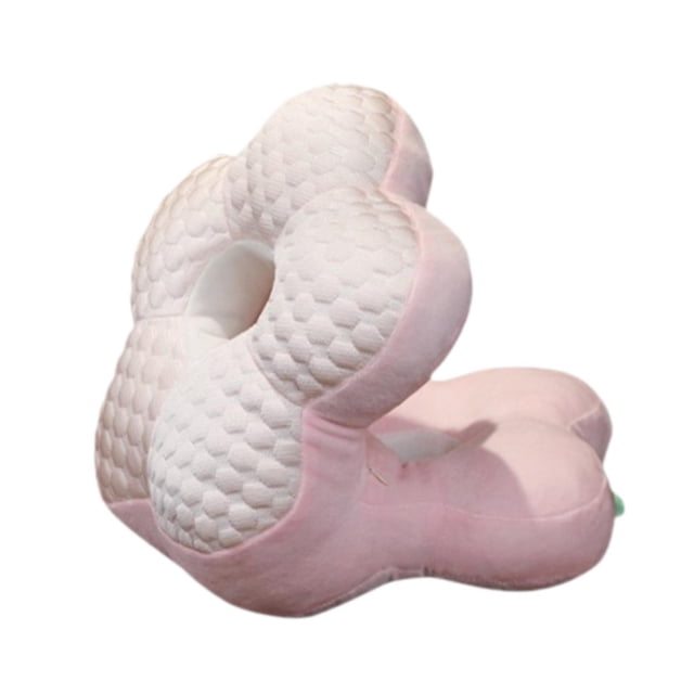 Almohada para siesta, almohada para dormir, soporte para la cabeza, almohada suave con forma de flor, bonita almohada de escritorio, almohadilla para