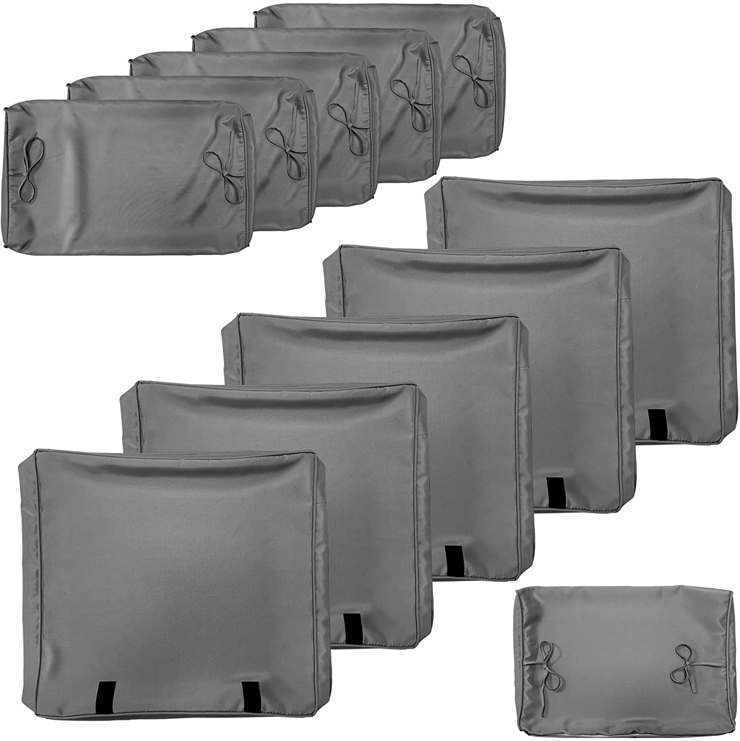 Kullavik Outdoor Patio Cushion Covers, 25.4 x 25.4 x 4 inch, Water