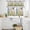 Multicolor, variant on Floral Hummingbird Kitchen Curtains Sets for Windows 36 Inch Length, Spring Watercolor Flowers Rod Pocket Window Treatments Tier Curtains and Valances Set for Bedroom/Bathroom