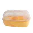 thumbnail image 2 of Hamster Cage, Transparent Hamster Habitat With Secure Escape-Proof Design, Yellow For Small Hamsters And Rodents, 2 of 6