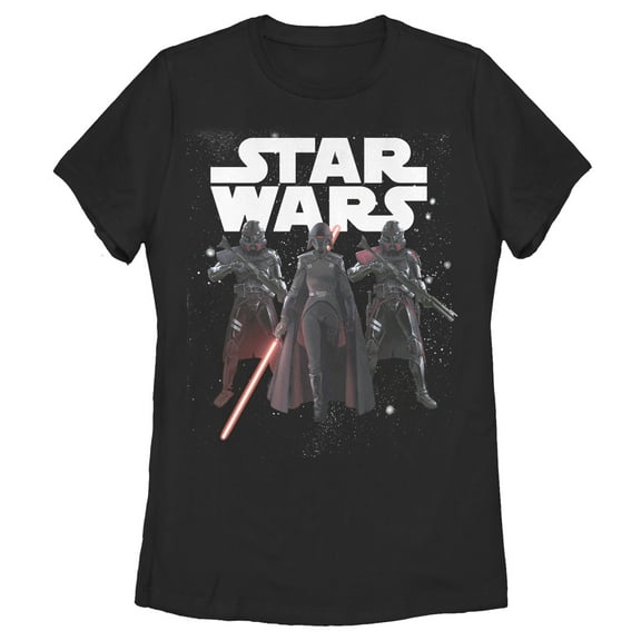 Women's Star Wars Jedi: Fallen Order Starry Inquisitor  Graphic Tee Black 2X Large