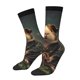 thumbnail image 1 of Fotbe Lotus Leaf Starry Sky Guinea Pig Calcetas Largas con Estampado para Hombre y Mujer – Calcetas de Compresión Transpirables y Elásticas, Viajar y Uso Diario Talla 5-11, 1 of 6