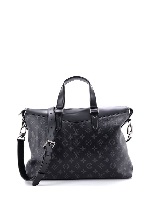 Pre-Owned Explorer Briefcase Monogram Eclipse Canvas By Rebag