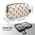 thumbnail image 3 of Uemuo Tigers go in for Sports Pattern Portable Toiletry Bags with Handle, Waterproof travel Make up Bags for Women, Large Capacity Travel Cosmetic Bags, 3 of 9