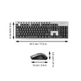 thumbnail image 4 of Keyboard and Mouse Combo Multimedia Full-size Keyboard Mouse Set For Computer Notebook Laptop Desktop, 4 of 6