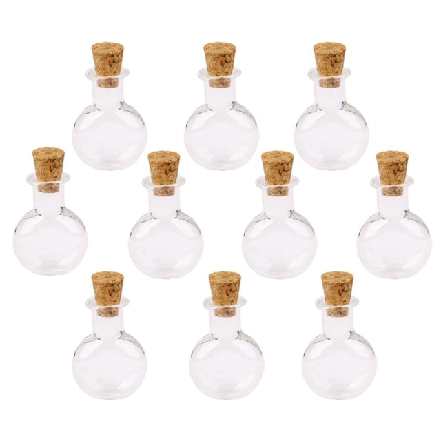 Mini botella Zulema 10 Unids Botellas De Corcho De Cristal