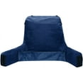 thumbnail image 6 of Medium Husband Pillow - Cover Only - Cozy Microfiber Bed Rest Pillow Cover with Arms - Array of Colors - Generous Side and Back Pockets - Perfect Fit for Your Favorite Comfy Reading Pillow, Dark Blue, 6 of 8