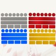 thumbnail image 2 of 4pcs Reflective Tape Safety Stickers Self-adhesive Warning Caution Conspicuity Sticker Strip for Motorcycles Bicycles (Yellow, White, Red, Blue), 2 of 7
