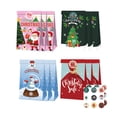 thumbnail image 2 of 12 bolsas de papel para regalo de Navidad, bolsas para y dulces, bolsas de almacenamiento multiusos para fiestas, bolsas creativas para Estilo D, 2 of 8