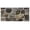 Charcoal; Green; Beige, variant on Dundee Deco 3D Wall Panels - Cladding, Shades of Brown Grey Stone Look Wall Paneling, Styrofoam Facing for Interior and Exterior Applications, DIY, SAMPLE, Size 10 x 10 in.