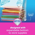 Ziploc Gallon Food Storage Slider Bags, Power Shield Technology for