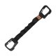 thumbnail image 1 of Correa de almacenamiento para acampar Correa de tienda portátil multifuncional Cuerda colgante con ganchos para jardines al aire libre Negro S, 1 of 8