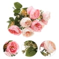 thumbnail image 1 of ADDHAT Flor Artificial Peonía Rosa Para De Y Fiesta Con Delicado, 1 of 6