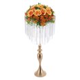 thumbnail image 5 of Elegant Display Stand, Gold Electroplated Finish with 13.77in Top Diameter, Easy Assembly for Weddings and Commercial Decor, 5 of 14