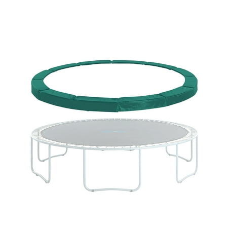 Upper Bounce Trampoline Super Spring Cover - Safety Pad, Fits 12 FT Round Trampoline Frame - Green