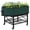 Green-4x2x1 ft, variant on Raised Garden Bed, Galvanized Oval Planter Garden Box Outdoor for Gardening, Vegetables, Flowers  4x2x1 ft