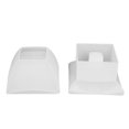 thumbnail image 1 of Shisuyan Multi Layer Storage Box Resin Mold White 1 Set 4.32X4.32X2.55in, 1 of 9