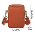 thumbnail image 3 of Cinvoph Women Crossbody Bag Waterproof Nylon Shoulder Bag Travel Purses Handbags, Orange, 3 of 3