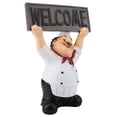 thumbnail image 2 of Chef Statue Restaurant Figurine de Chef Miniature Décoration de Chef Véritable Excellence, 2 of 5