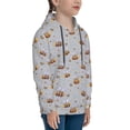 thumbnail image 3 of Daiia Bee for Boys Fashion Hoodies & Sweatshirts with Kangaroo Pocket,Hooded Sweatshirt for Kid, Breathable& Moisture Wicking-X-Large, 3 of 6