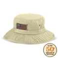 thumbnail image 7 of Panama Jack USA Bucket Hat - Lightweight, Packable, UPF (SPF) 50+ Sun Protection, 2 3/4" Big Brim (Putty, Medium), 7 of 7