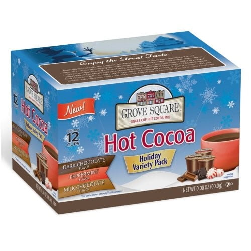 Grove Square 12 Ea-0.53 Ounce Single Cup Milk Chocolate Hot Cocoa Mix-Grove Square by Bay Valley Foods