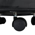 thumbnail image 6 of Household Essentials Rolling Pop Up Hamper, Drawstring Closure with Shoulder Strap and Removable Wheels, Black, 6 of 10