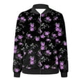 thumbnail image 5 of Women's Coats, Jackets & Vests Floral Print Cardigan Casual Tops, 5 of 5
