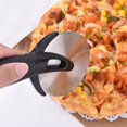 thumbnail image 2 of Rueda cortadora de pizza de acero inoxidable de primera calidad, cortadora de pizza súper afilada, cuchillo para pizza, cortadores de pizza para cocina y hogar, cortador de alimentos, 2 of 5