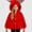 Red, variant on Teylalorva Girl’s Outerwear Jackets Hooded Fleece Thick Coat with Bunny Ears Cute Winter Autumn with Mini Crossbody Bag(0-6) Red Size 2T
