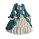 thumbnail image 1 of Vestido Retro de , Vestido de Lolita, Vestido de Cuello Cuadrado de Corte, Vestido de Mujer Vintage Gótico de Corte Cuadrado, Vestido de Manga Larga Con Lazo de Retazos Odeerbi  ODB113755, 1 of 3