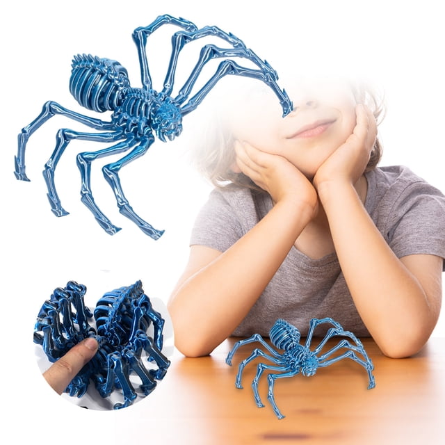 3D Printed Springy Novelty Toy Prank For Kids Halloween Party Practical Jokes Elastic Jumping